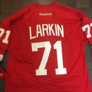 NHL Red Wings hockey jersey Larkin